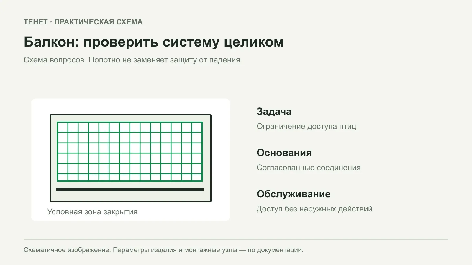 Можно ли закрыть балкон садовой сеткой от птиц